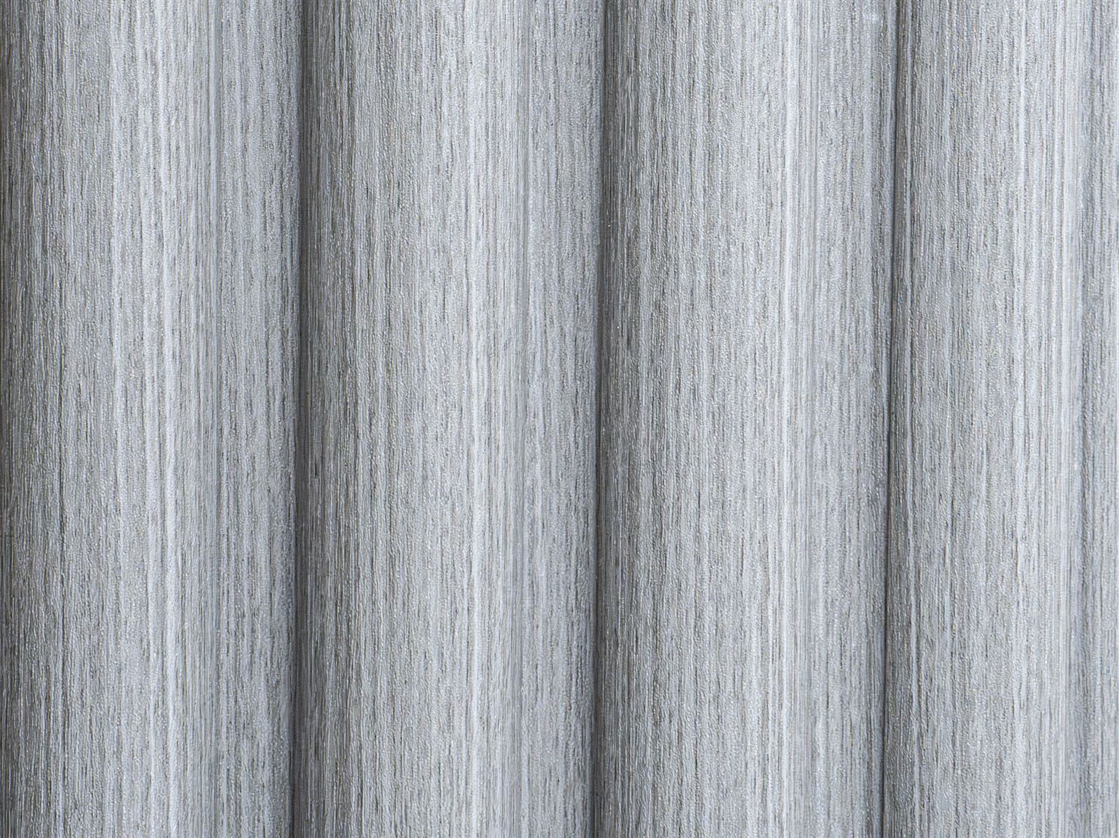 Detalle de panel acanalado gris
