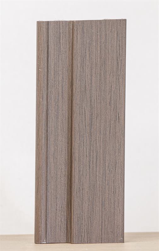 Panel sample with dark wood finish