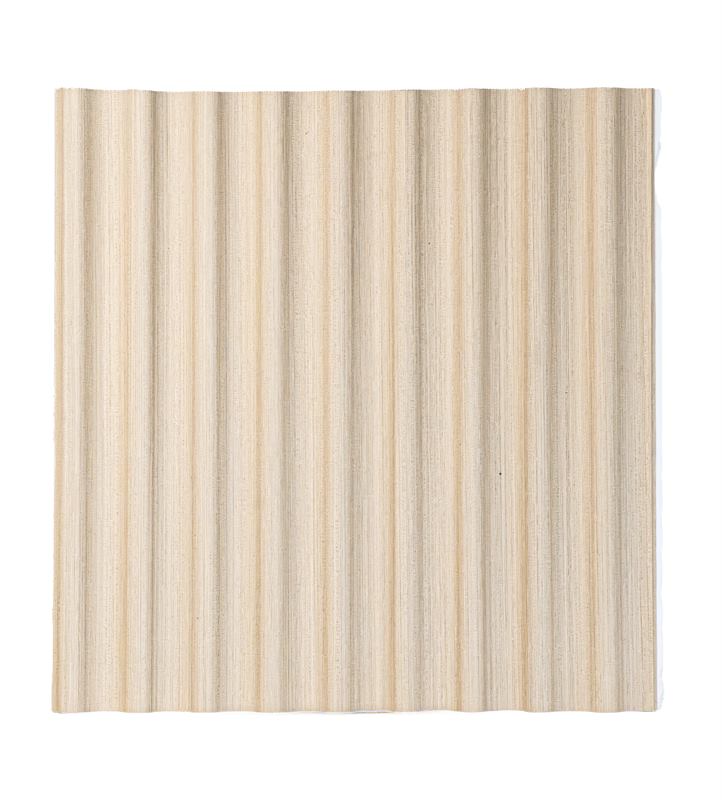 Panel acanalado WPC beige de listones finos