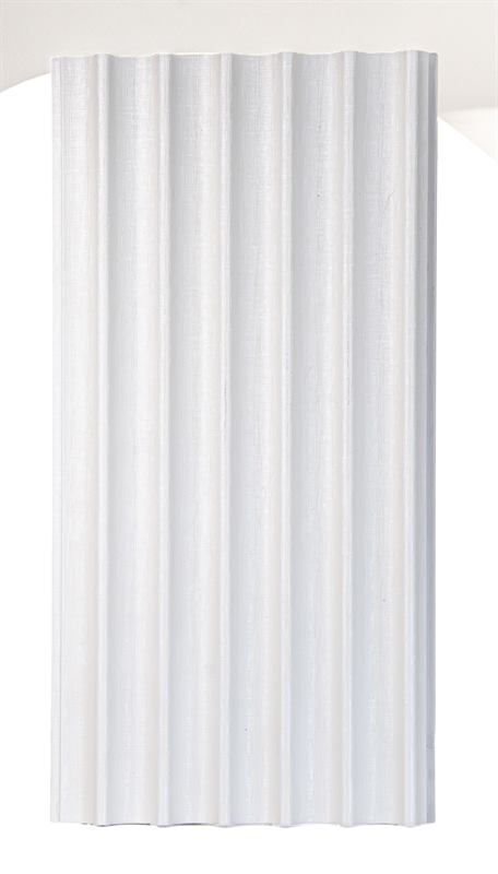 Panel acanalado WPC blanco